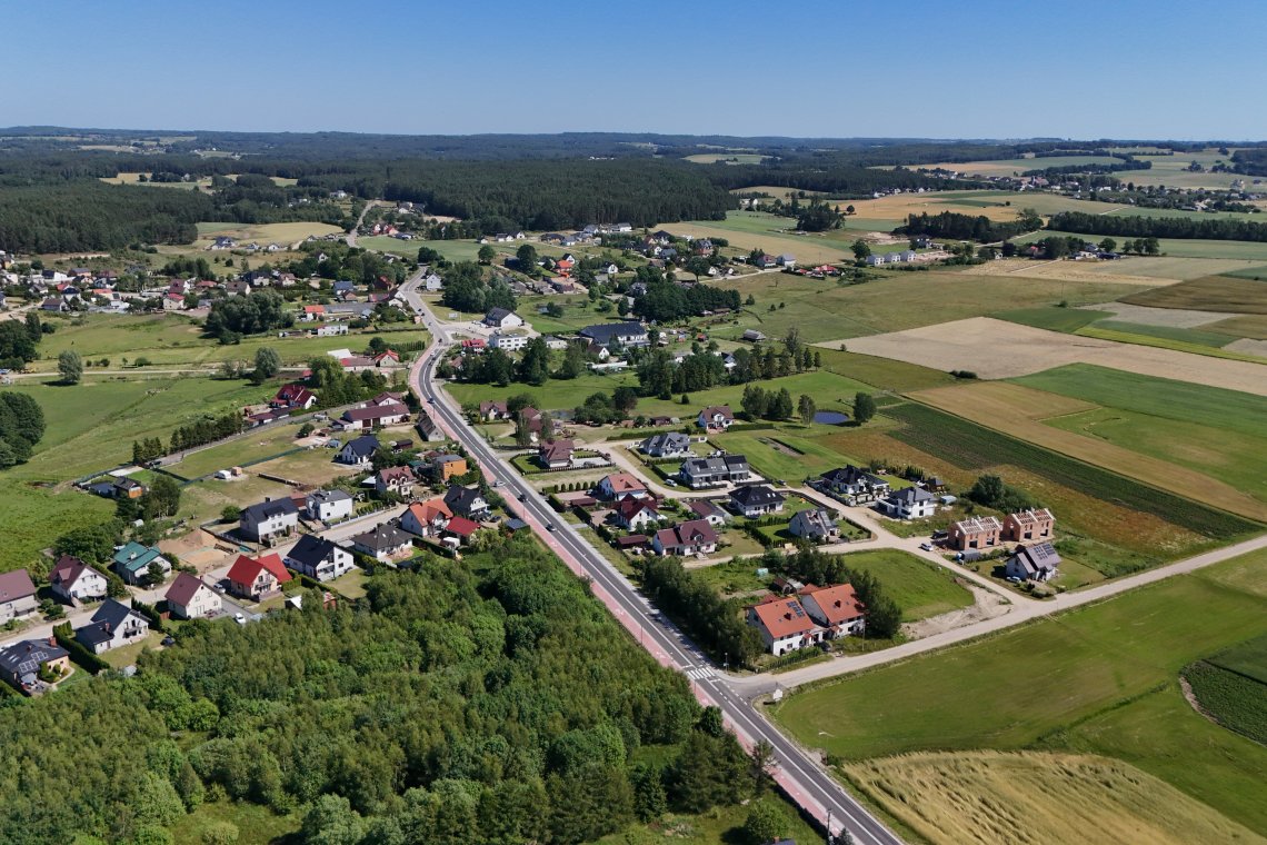 Zakończono II etap rozbudowy drogi powiatowej 1410G na odcinku Luzino–Robakowo